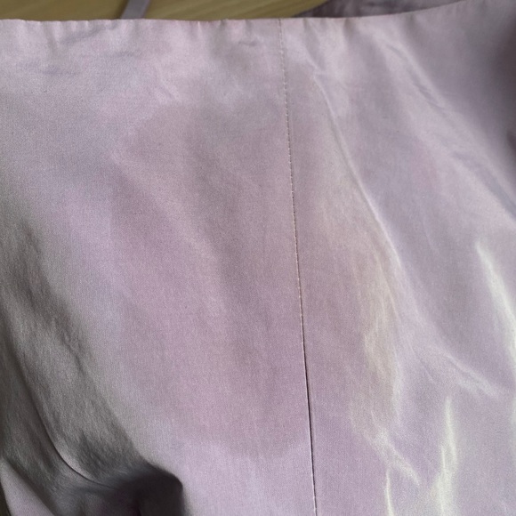 BCBGMAXAZRIA Lavender taffeta Ruffle Dress - Picture 3 of 4